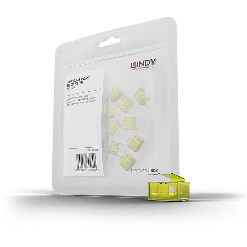 Lindy Bloqueador Ports RJ45, 20 Pieces Without L