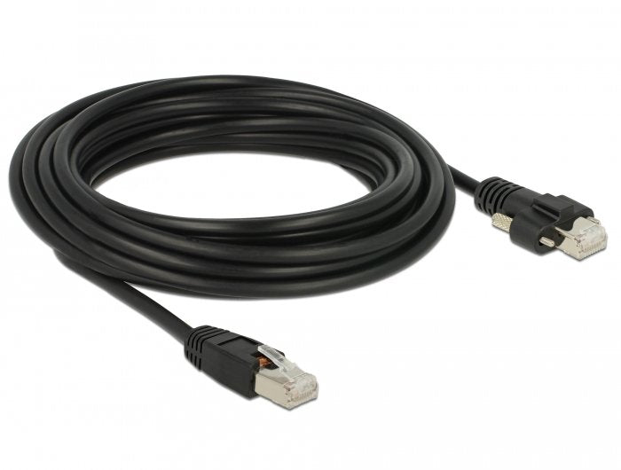 Delock Cable CAT.6 RJ45-M With Screws Sstp 5.0M