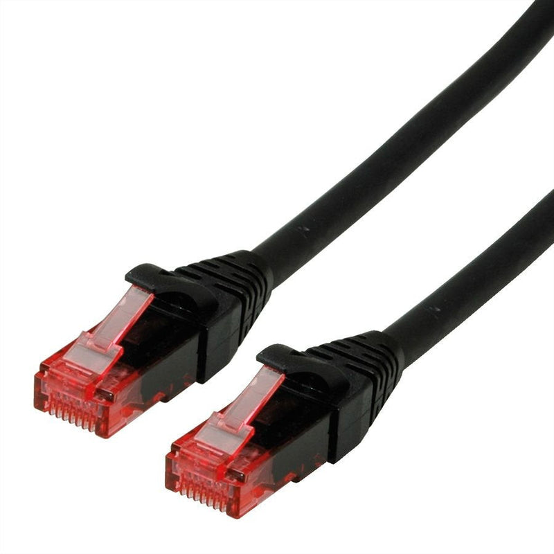 Roline Network Cable CAT.6 UTP, Component Level, Lsoh, Black 2M