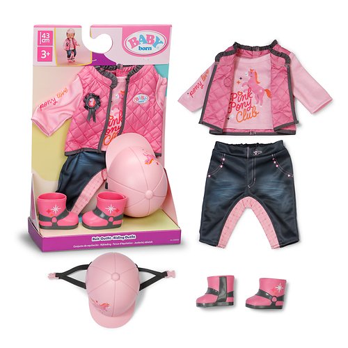 Zapf Creation Baby Born® Traje Montar 43CM, Accesorios Muñecas 839508