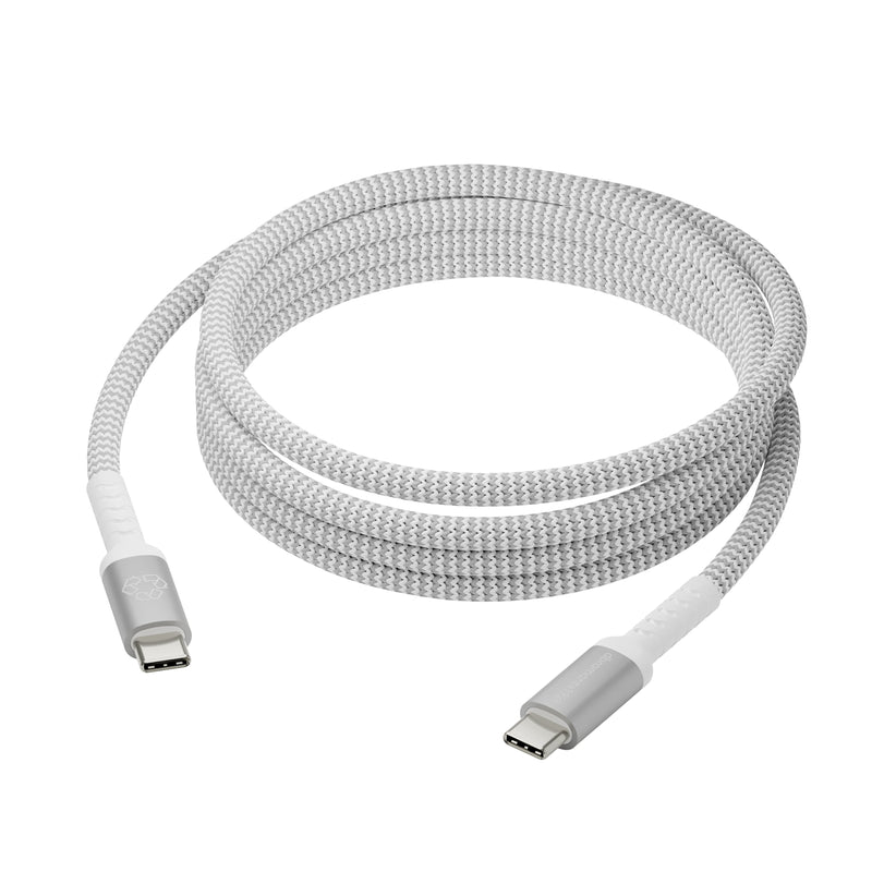 DBRAMANTE1928 Re-charge USB Cable 24 Pin USB-C (m) a 24 Pin USB-C (m) USB 2.0 2.5M Suministro Power USB (100W)