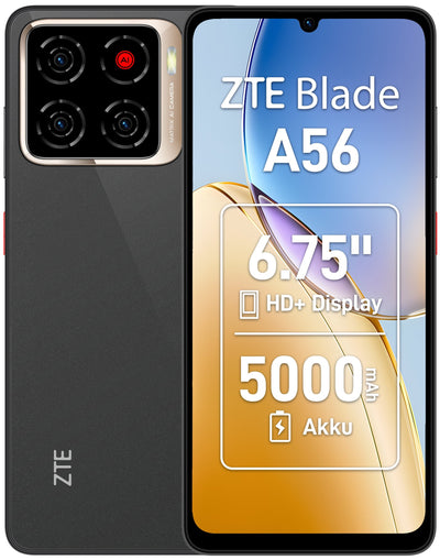 Zte Smartphone Phone Blade A56/4/128GB Black — image 1