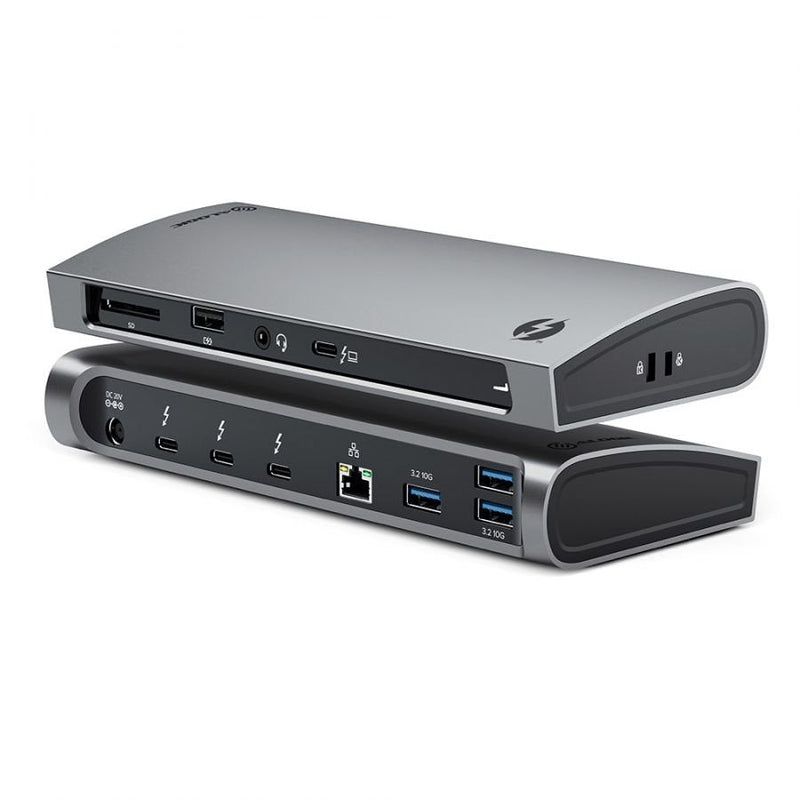 Alogic Estación Acoplamiento Thunderbolt 4 Blaze 11 1.3x USB-C 4.0, 3x USB-A 3.1 Gen 2, 1x USB-A 2.0, 96W Pd,