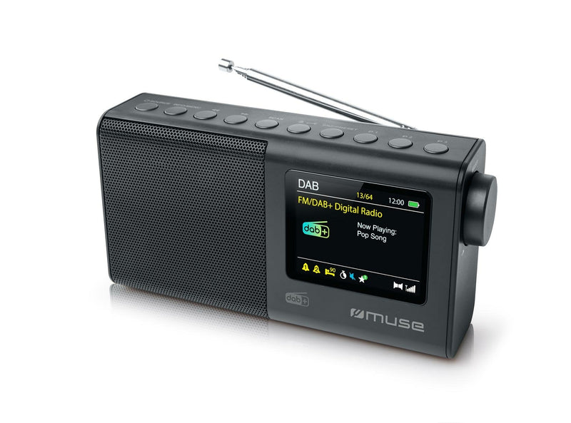 Muse Radio Laptop M-117 dB Black Fm, Dab/Dab+