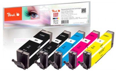 Peach Ink Compatible Canon PGI-550/CLI-551 Multi-pack