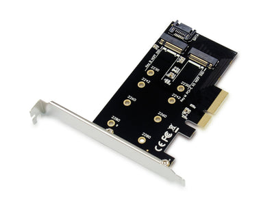 Conceptronic Pci Express Card 2-IN-1M.2 SSD Emrick Black — image 1
