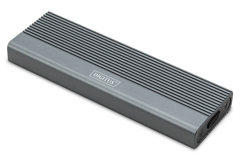 Digitus USB M.2 Hard Disk Enclosure, SSD, External, Sata, 6Gbps, USB 3.1 GEN2, Aluminum, Toolfree