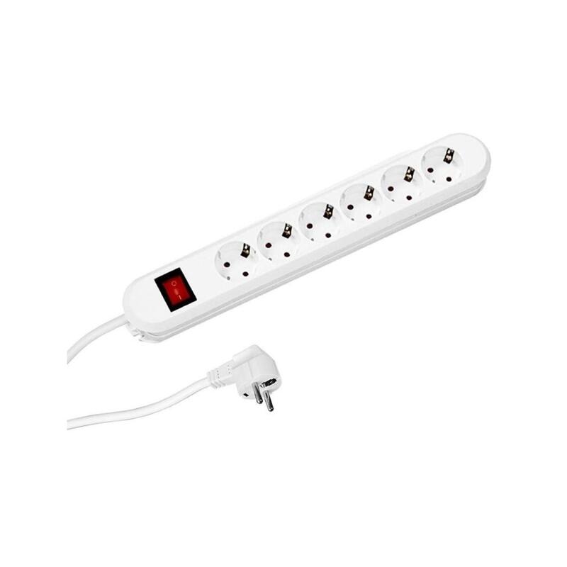 Bachmann Power Strip Plugs Smart 6VÍAS, White 1,5M, With Switch