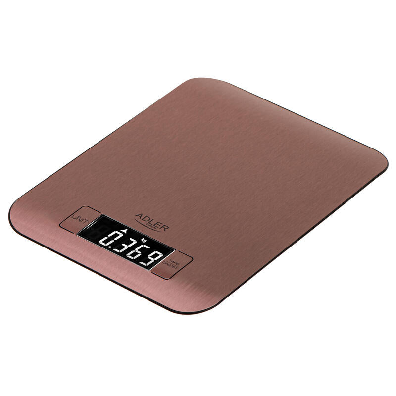 Adler Balanza Kitchen Ad 3183, 5KG, Cobre