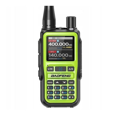 Baofeng UV-5R Eu Mini USB-C Bluetooth Radio Paseo Vhf Uhf Band Aérea Green — image 1