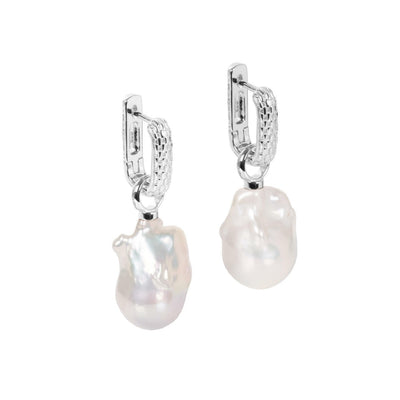 Baroque Pearl L Earrings