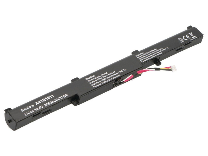 2-POWER Battery 14.4V 2600MAH Asus GL553VD CBI3654A