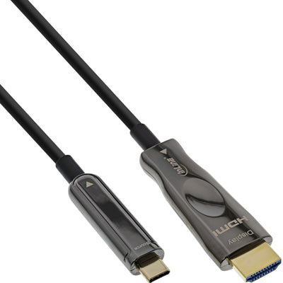 Inline Cable Aoc Screen USB , USB Type-c Male a HDMI Male (modo Alternativo Dp), 50M — image 1