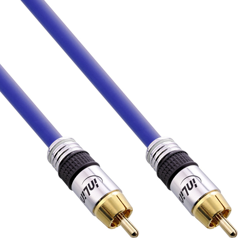 Inline Cable Audio Premium Rca 1X Rca Male a Male 15M