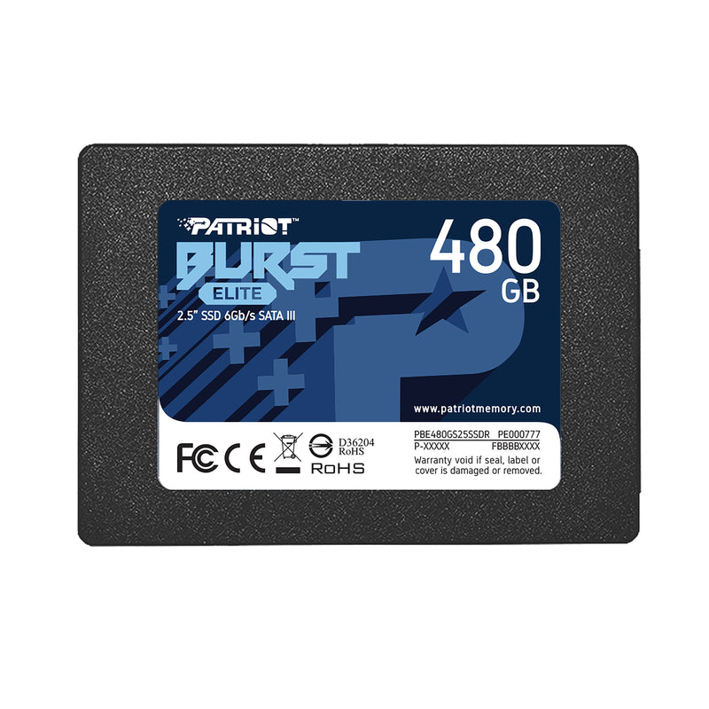 Patriot Drive SSD 480GB 2,5 Burst Elite (6,4CM) SATA-600