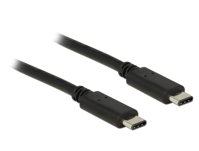 Delock USB Cable Type-c 2.0 Male USB Type-c 2.0 Male 1,0M Black