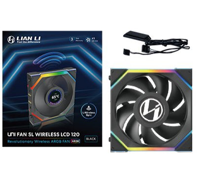 Lian Li Fan 120X120 Unifan Sl Wireless LCD Black — image 1