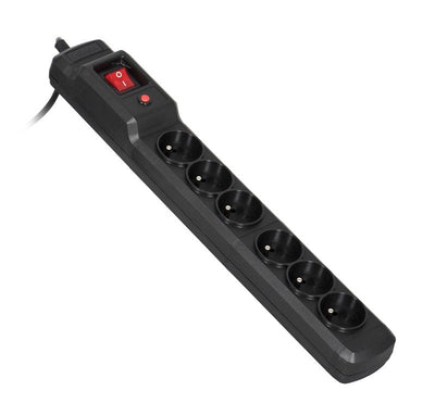 Activejet Power Strip Black Combo 6GN 3M With Cable — image 1