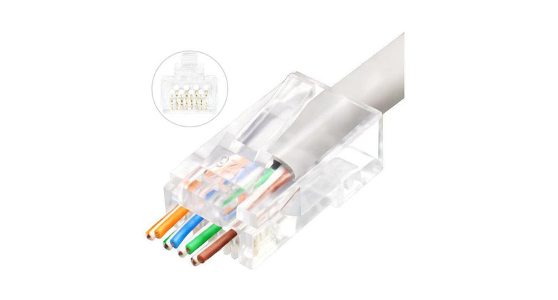 Microconnect KON505-50EZ Connector RJ-45 Transparent 50 Pieces
