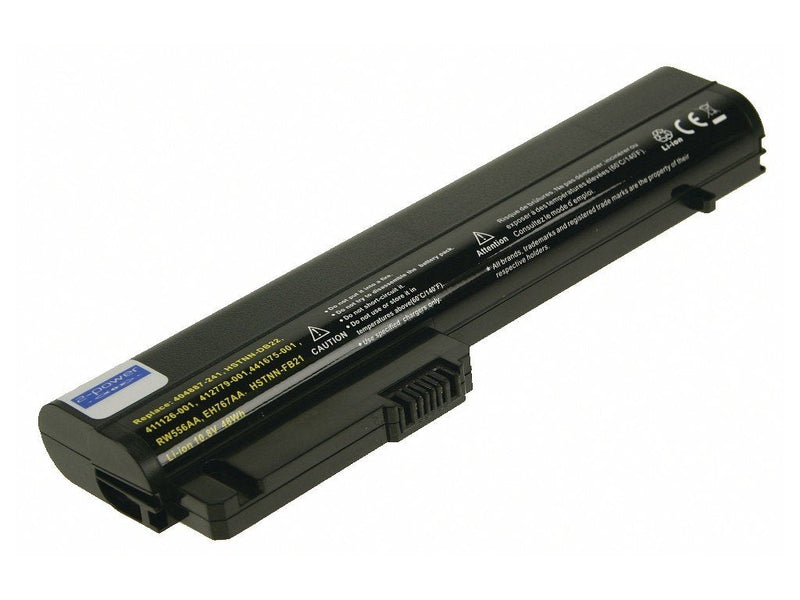 2-POWER Battery 10.8V 4400MAH HP Business Notebook NC2400 CBI2015B