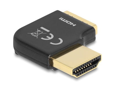 Delock HDMI Adapter Connector Male a Female 90° Derecha Angulado 8K 60 HZ Metal — image 1