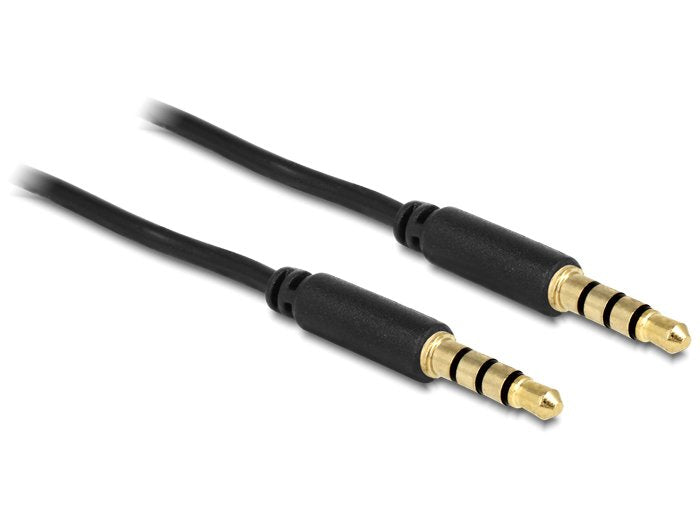 Delock Cable Stereo Jack 3.5MM 4 Pin 2M