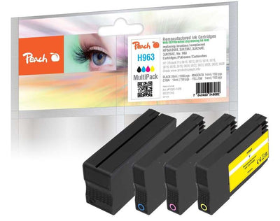Peach Ink HP NR.963 Multipack Oem Reset Bk, M, C, And Remanufactured — image 1