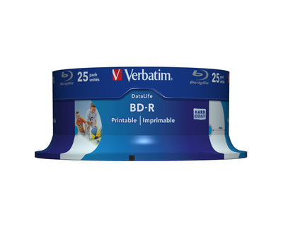 Verbatim Blue-ray Bd-r 43811 Imprimible 6X TARRINA-25UDS — image 1