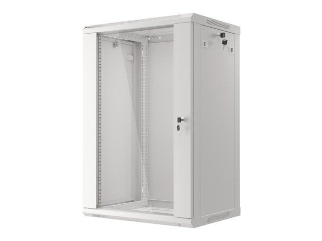 Lanberg Cabinet Rack 19 Assembly Wall 18U / 600X450 Autoarmas (paquete Flat Grey