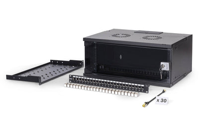 Set Network 19, Housing Mural 4U And Accesorios, Black Version Soho Pro, Without Montar — image 1