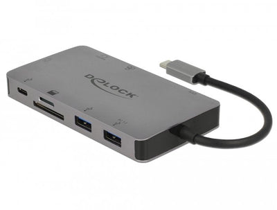 Delock Dockingsstation USB Type-c™ 4K - HDMI / VGA / USB 3.1 / SD / LAN / PD 3.0 — image 1