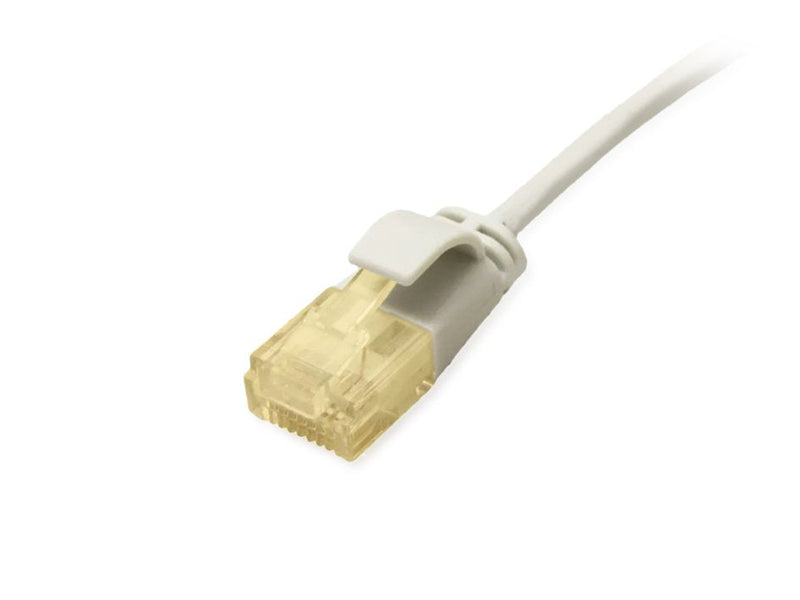 Equip Network Cable CAT.6A Slim U UTP 2x RJ45 0.25M Grey Lszh