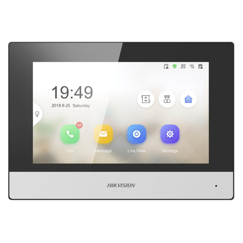 Hikvision DS-KH6320-TE1 Sistema Intercomunicación Video 17,8CM (7) Black Grey