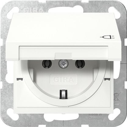 Gira 445427 Schuko Kd System 55 White Puro M
