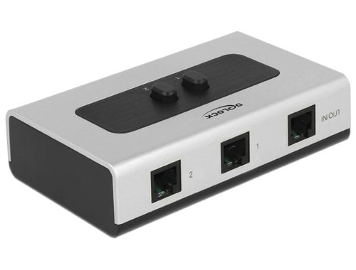 Delock 87698 Conmutador Bidireccional Manual RJ11 2 Ports — image 1