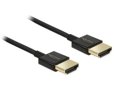 Delock HDMI Cable a Male HDMI a Male Slim 1,5M — image 1