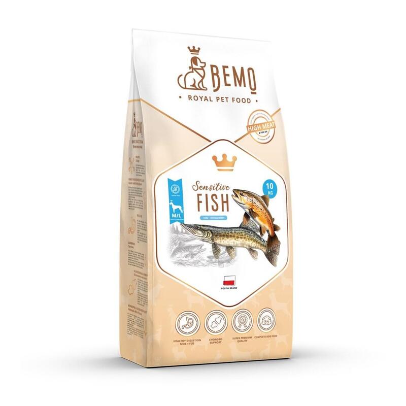 Bemo Comida Mascotas Sucha Sensitive Fish - Ryba Medium/Large 10KG