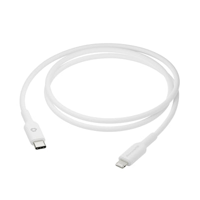 DBRAMANTE1928 Re-charge Cable Lightning 24 Pin USB-C Male a Lightning Male 1M White — image 1