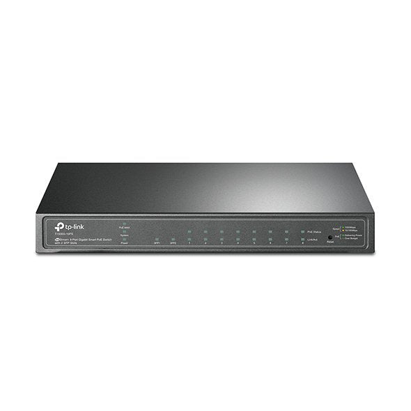 Swicht 8 Ports 10 100 1000 + 2 Ptos Spf PoE 53W Tp Link
