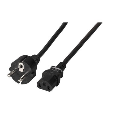 Cable Power Efb 180°-C13 180°, Black 3,0M, 3X1,00MM — image 1