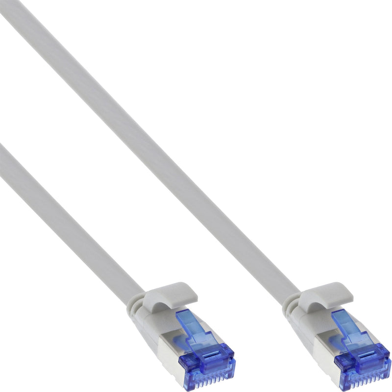 Inline Network Cable Flat , U/FTP, CAT.6A, Tpe Libre Halógenos, Grey 3M