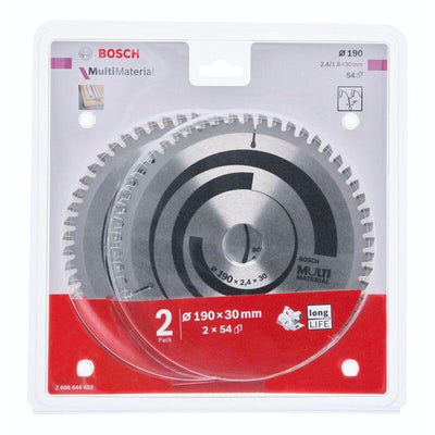 Bosch 2X Materiales Multiples 190X30X2.4/1.8X54T — image 1