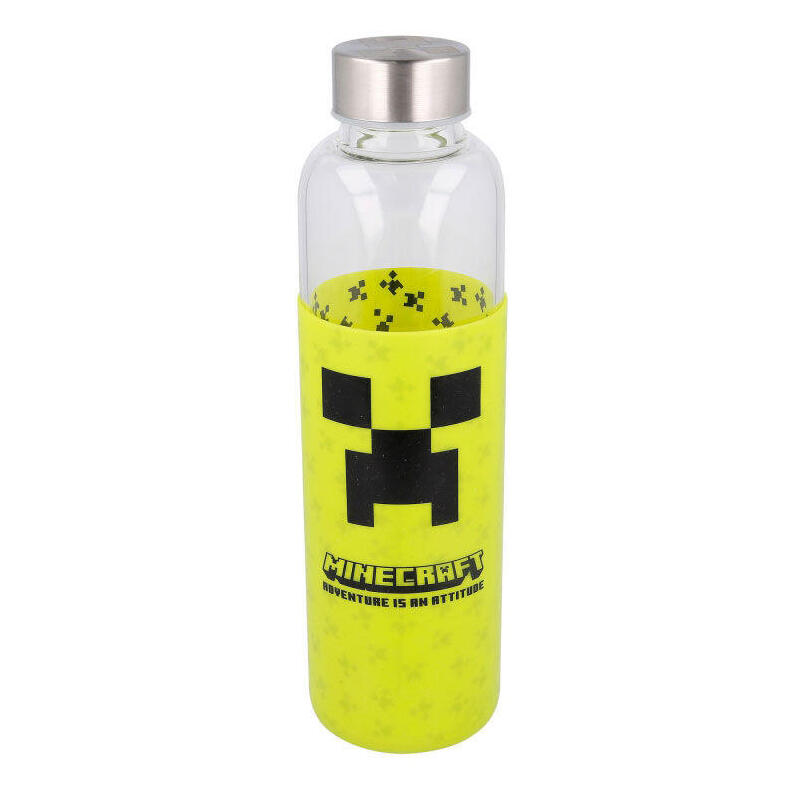 Bottle Glass Minecraft Case Silicone 585ML
