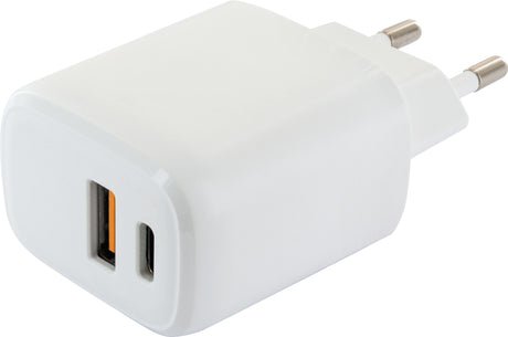 Schwaiger 230V Plug USB/Typc White