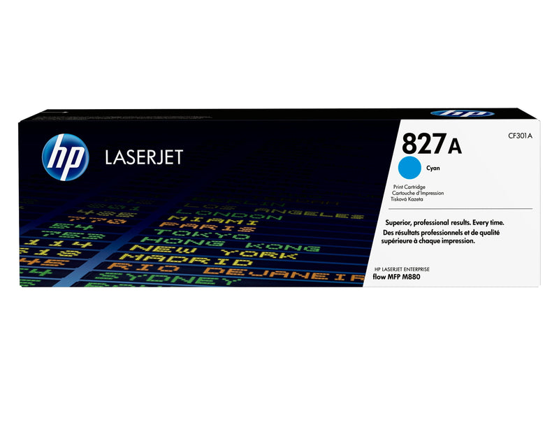 HP Genuine Toner 827A Cyan CF301A