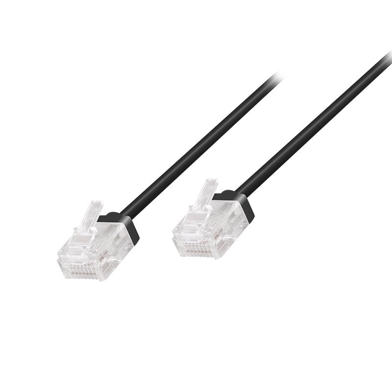 Logilink Patch Cable CAT.6A U UTP Slim High-flex, Black 20M