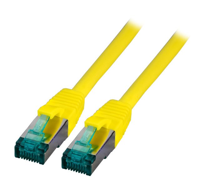 Efb RJ45 Network Cable S/FTP, CAT.6A, Lszh, 5M, Yellow