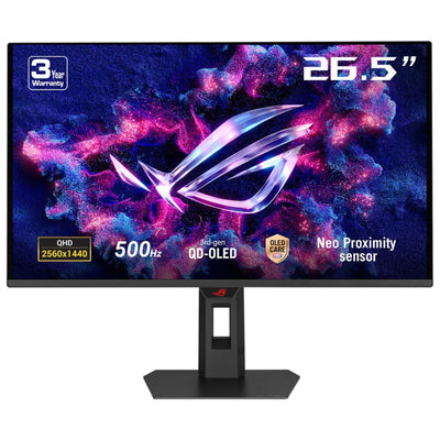 ASUS Monitor XG27AQDPG 26.5 2560 X 1440 Pixels Wide Quad HD Qd-oled Black — image 1