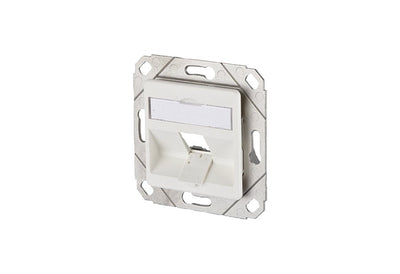 Metz Connect Módulo Socket Connection Upk 1 Port Unbestuckt White Puro — image 1