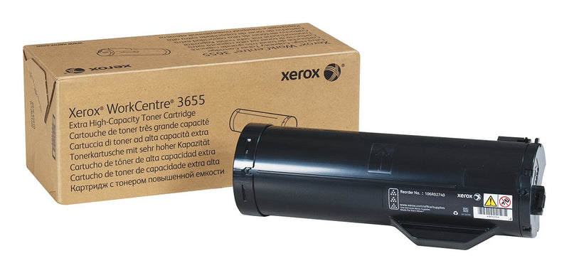 Xerox Workcentre 3655, Cartridge Toner Black Extra Large Capacity (25900 Páginas)